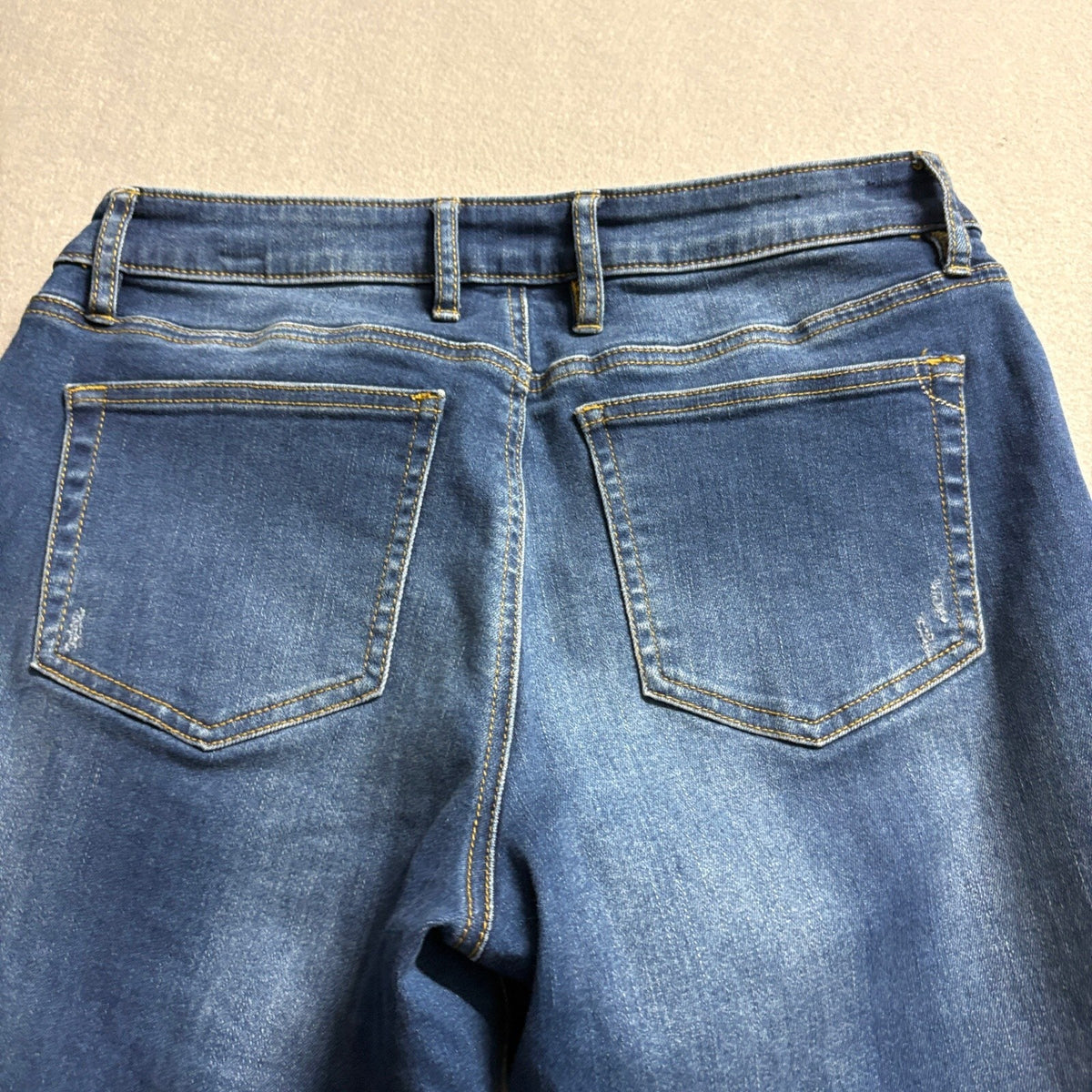 Tommy Bahama Slim Boyfriend Jeans Womens 28x29 Dark Indigo Blue Stretch Denim