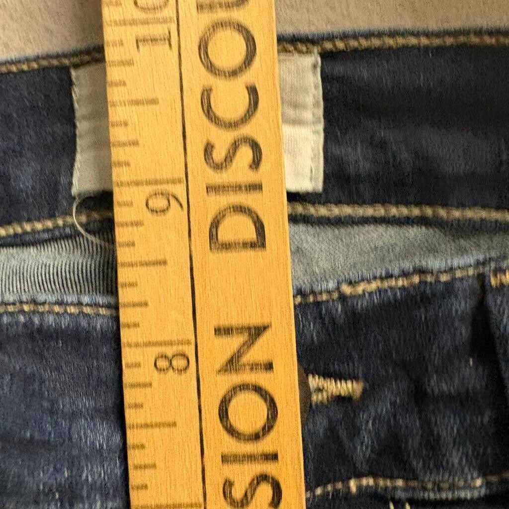 Frame Denim Le Skinny de Jeanne Crop Jeans Womens 24 Dark Wash Stretch Blue