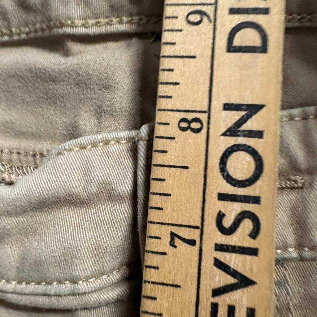 Hollister Khaki Pants Womens 9 W29 Beige Cotton Blend Low Rise Bootcut Stretch