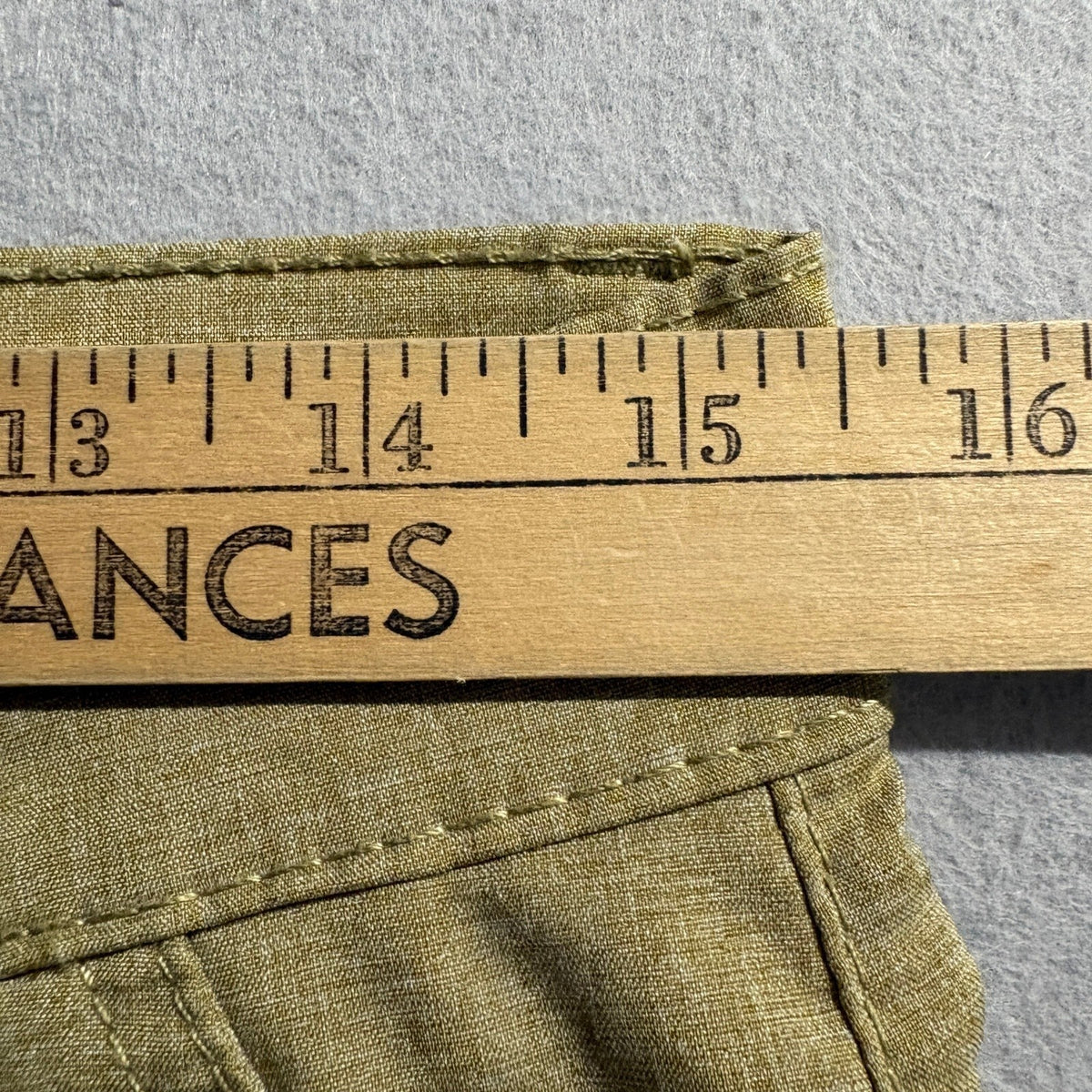 Levis 511 Slim Shorts Boys 18 Reg W29 Green Brown Polyester Blend Casual