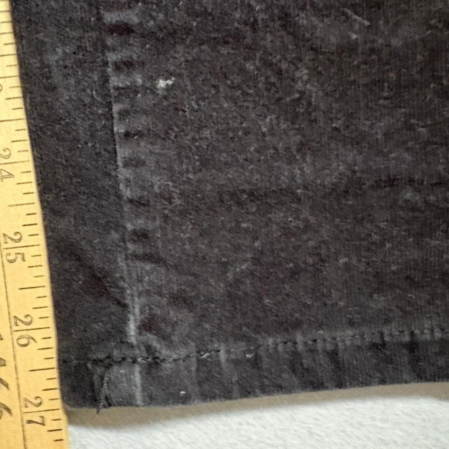 St John's Bay Corduroy Pants Womens 12P Black Straight Leg Stretch Corduroy