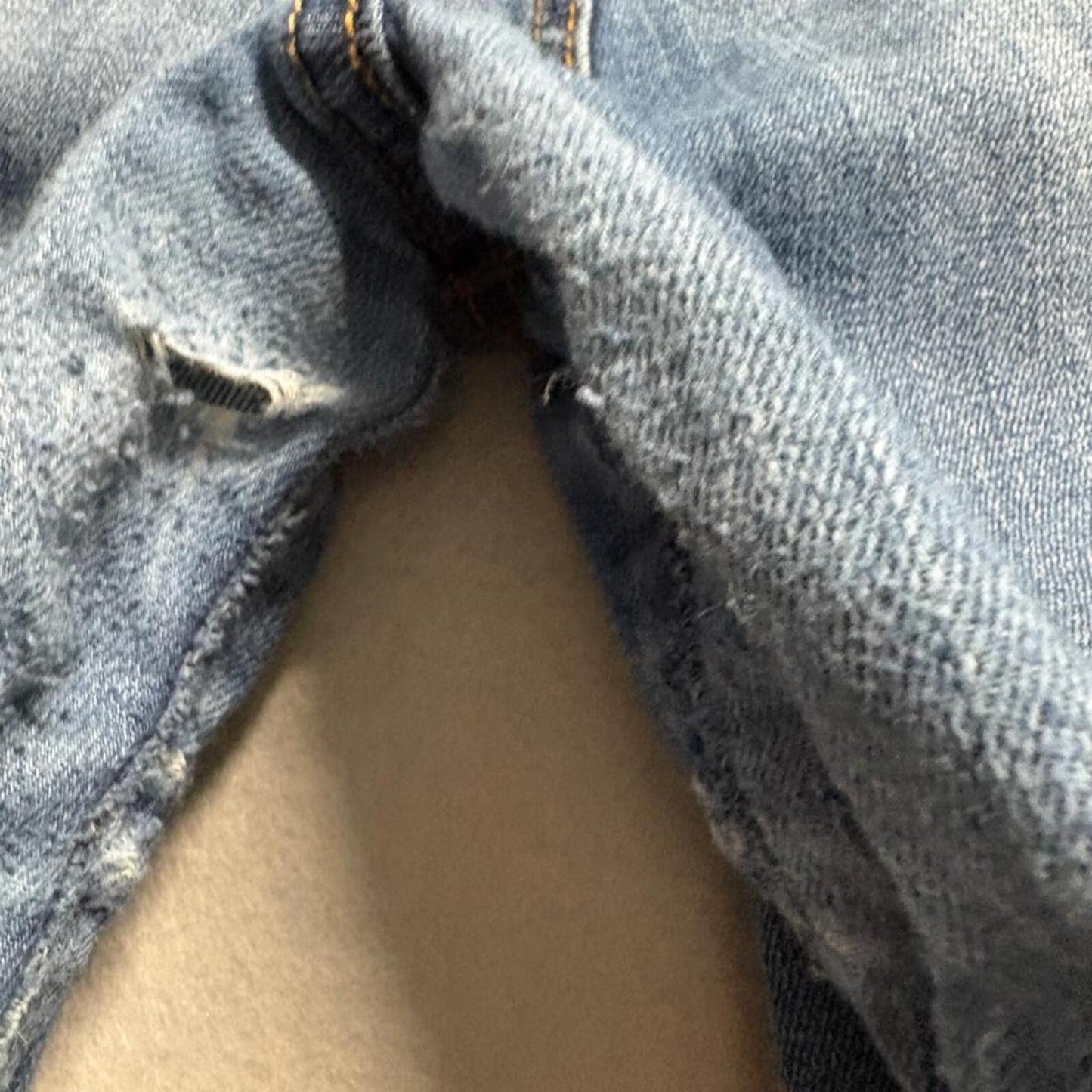 Kut from the Kloth Baby Bootcut Jeans Womens 14S Blue Denim Stretch Flawed