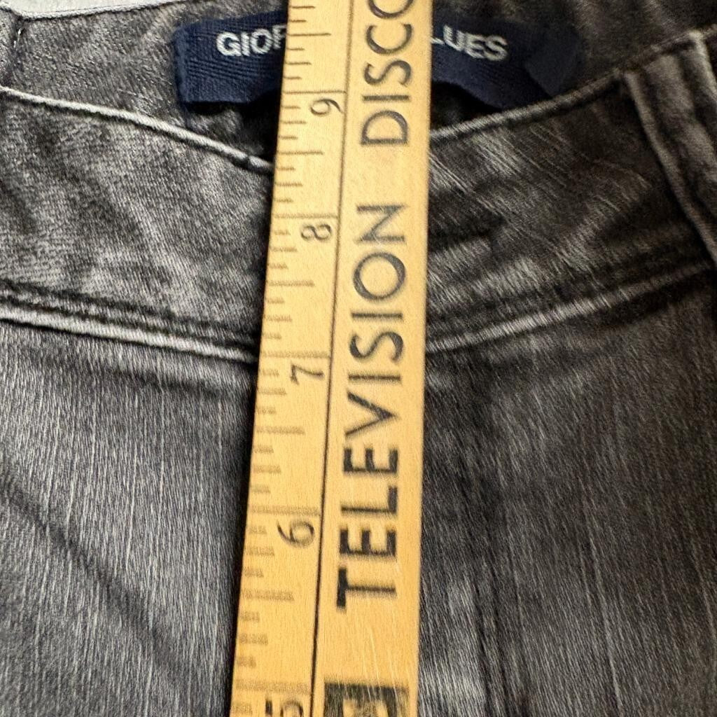 Giordano Blues Skinny Fit Jeans Womens 27 Gray Denim Low Rise Stretch Pants