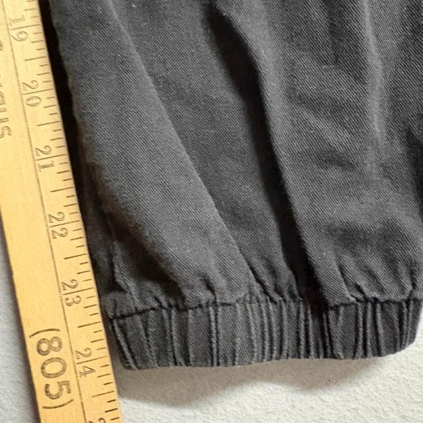 Unbranded Women's Black Cargo Jogger Pants Size Medium Elastic Waist Utility