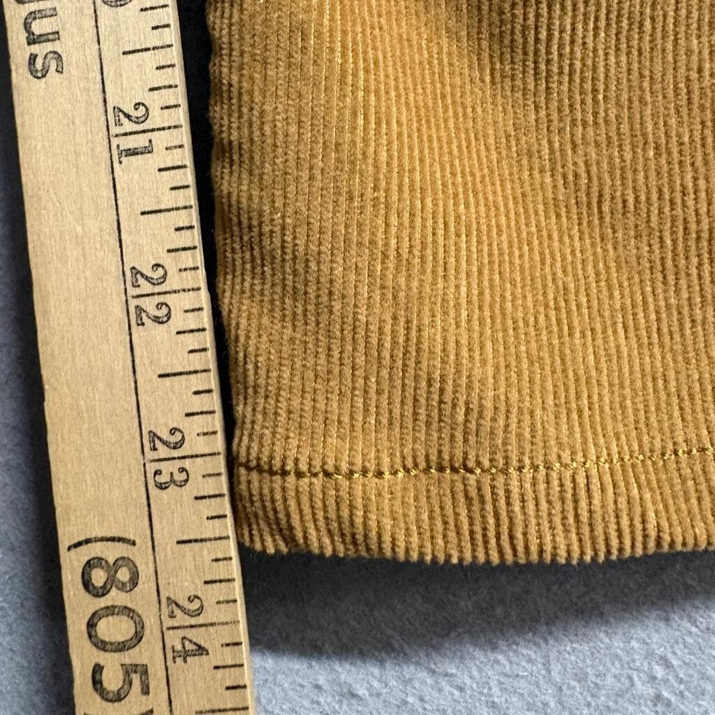Levi's Ribcage Straight Ankle Corduroy Jeans Womens 28 Brown Camel High Rise