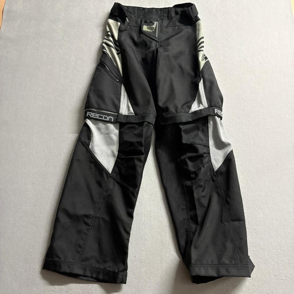 Shift Recon Motocross Pants Mens Size 28 Black MX Riding Off Road Dirt Bike