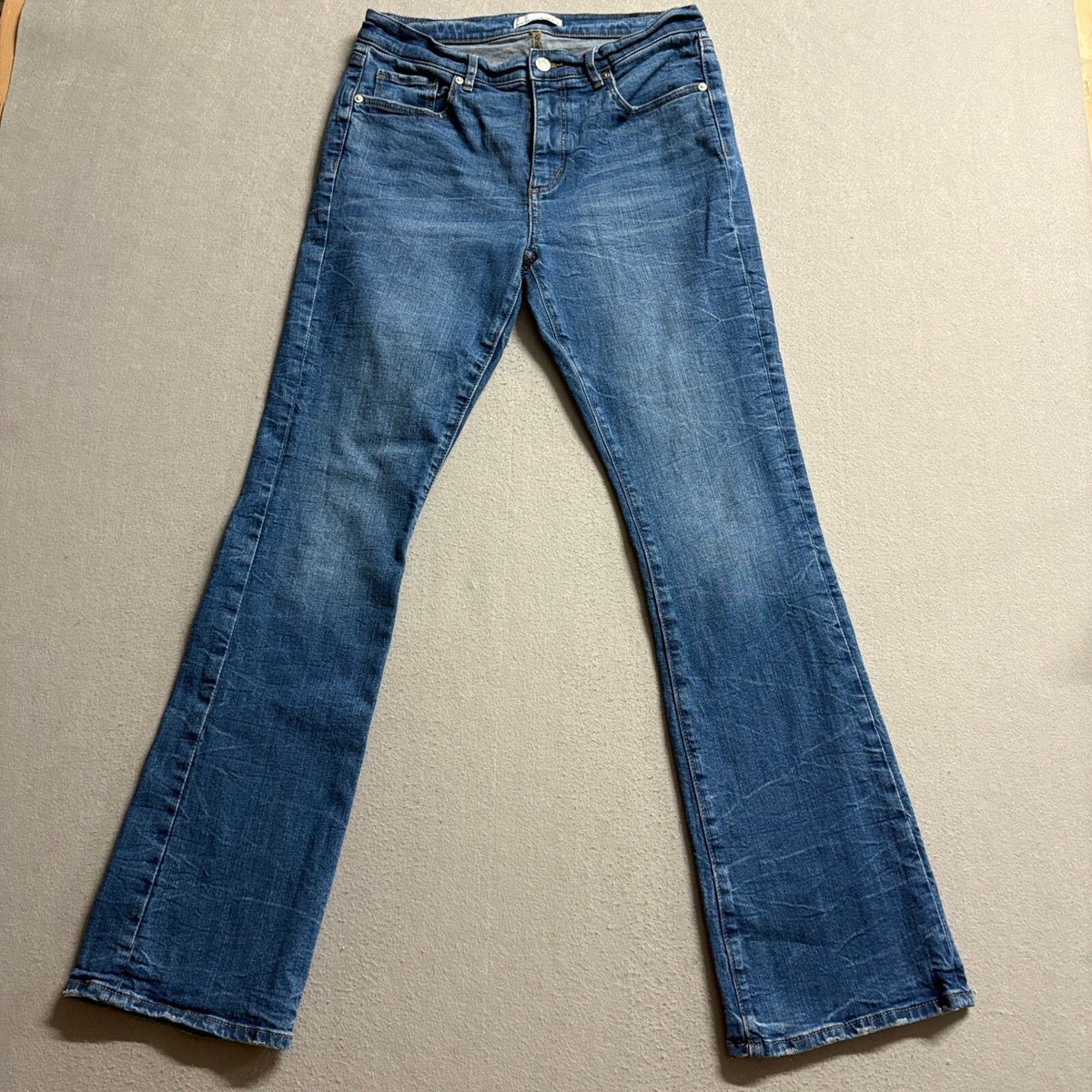 LOFT The Bootcut Jeans Womens 28 / 6 Medium Wash Denim Stretch Pants