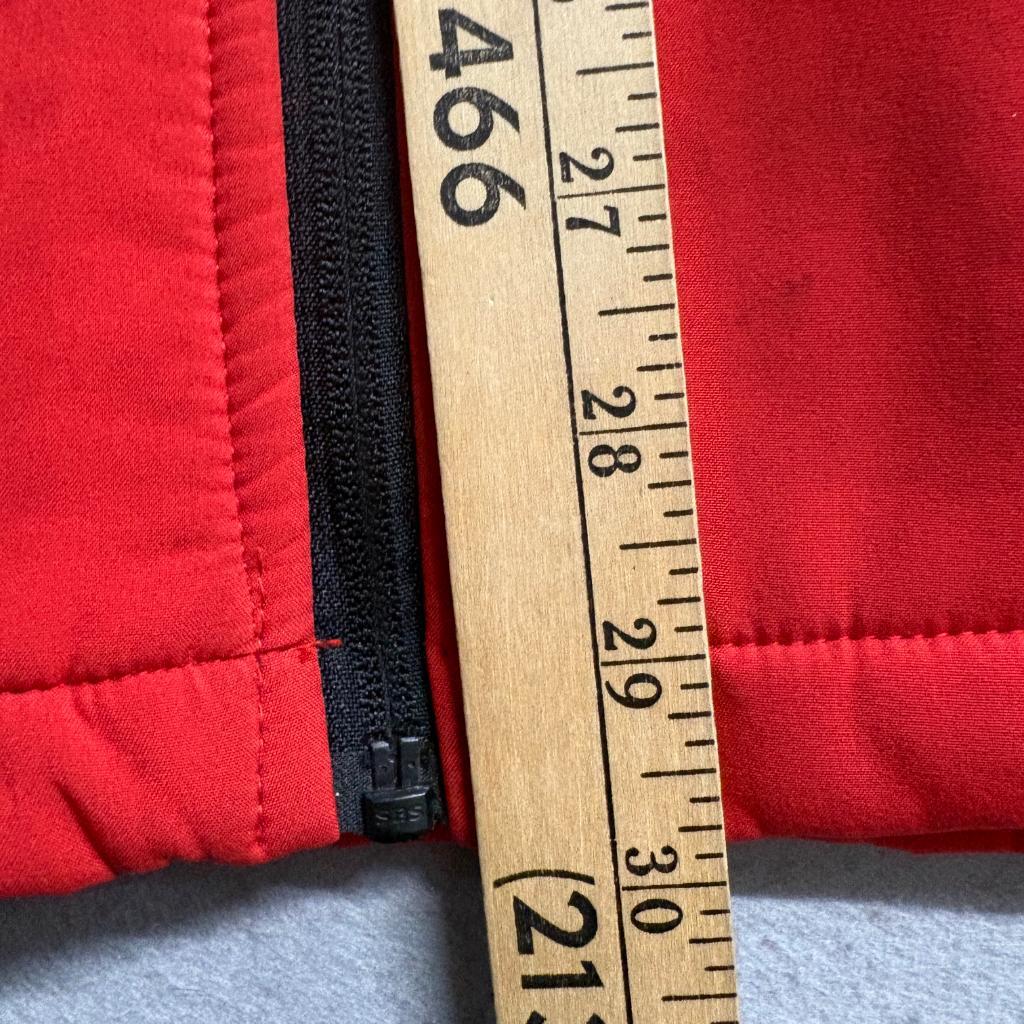 Nebraska Cornhuskers Russell Athletic Softshell Jacket Mens 2XL Red Fleece Lined