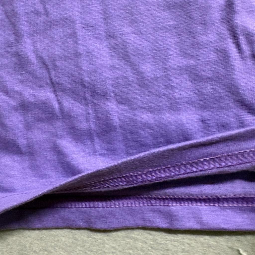 Vintage Key Elements Purple Pocket T-Shirt Mens Large 100% Cotton Made in USA