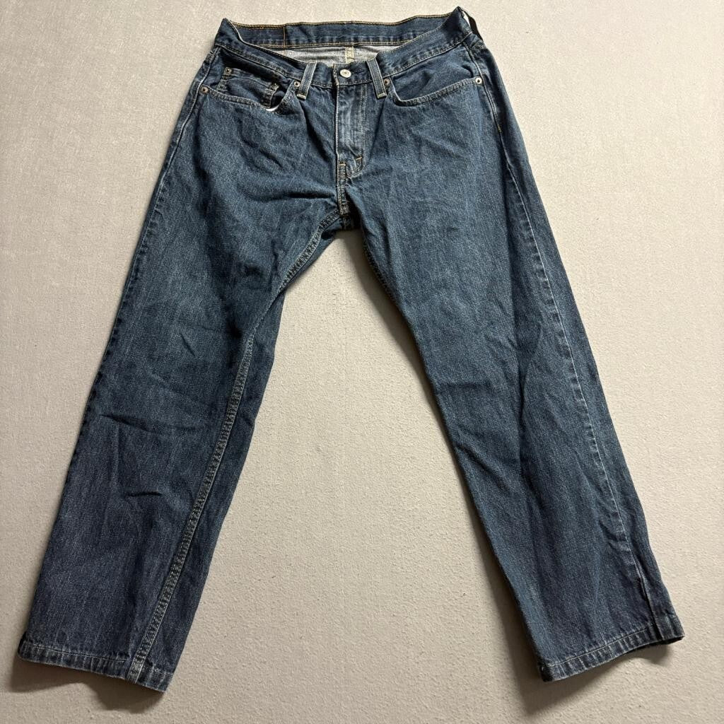 Levis 559 Relaxed Straight Jeans Mens 31x32 Blue Denim Pants
