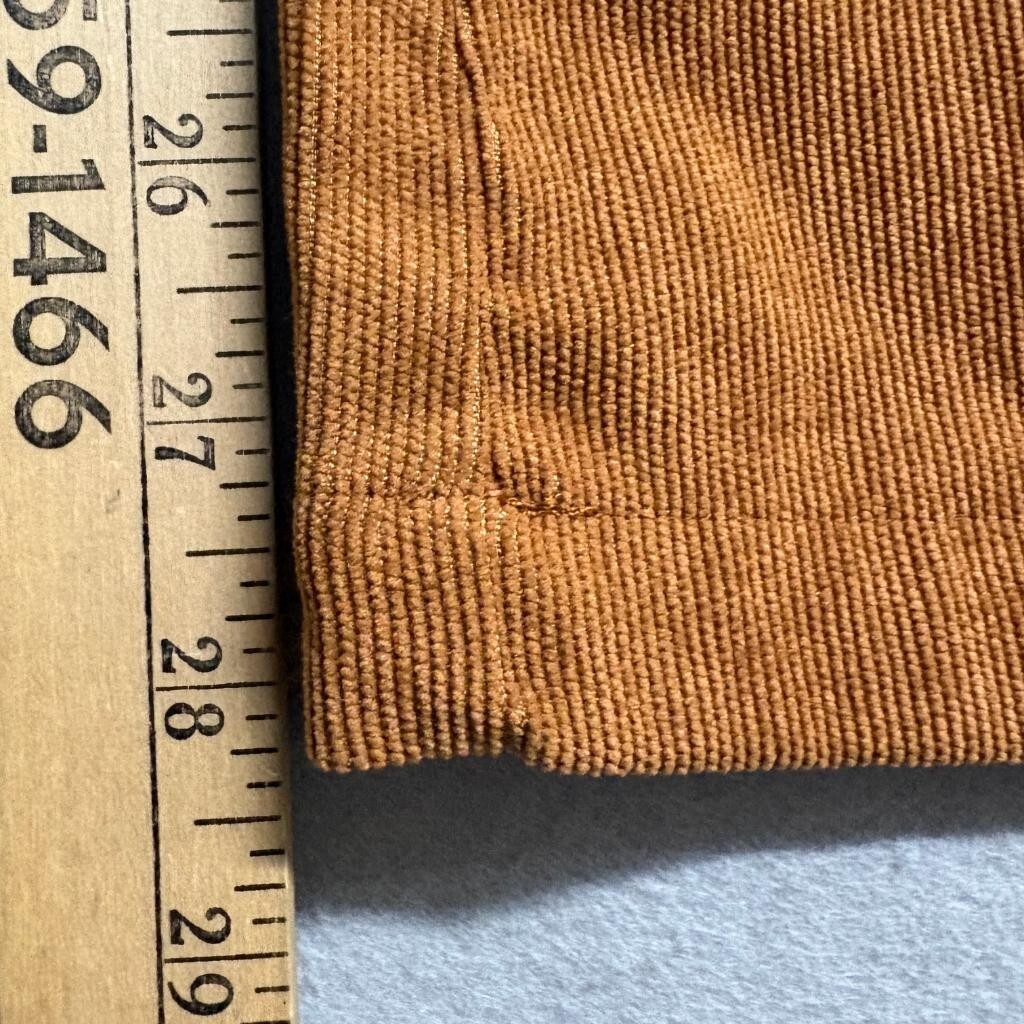 Cider Corduroy Fringe Flare Pants Womens Large Brown Red Western Boho Festival
