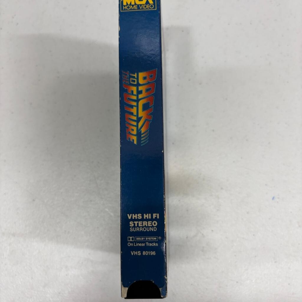 Back to the Future VHS 1986 MCA Home Video Michael J Fox Marty McFly 80196