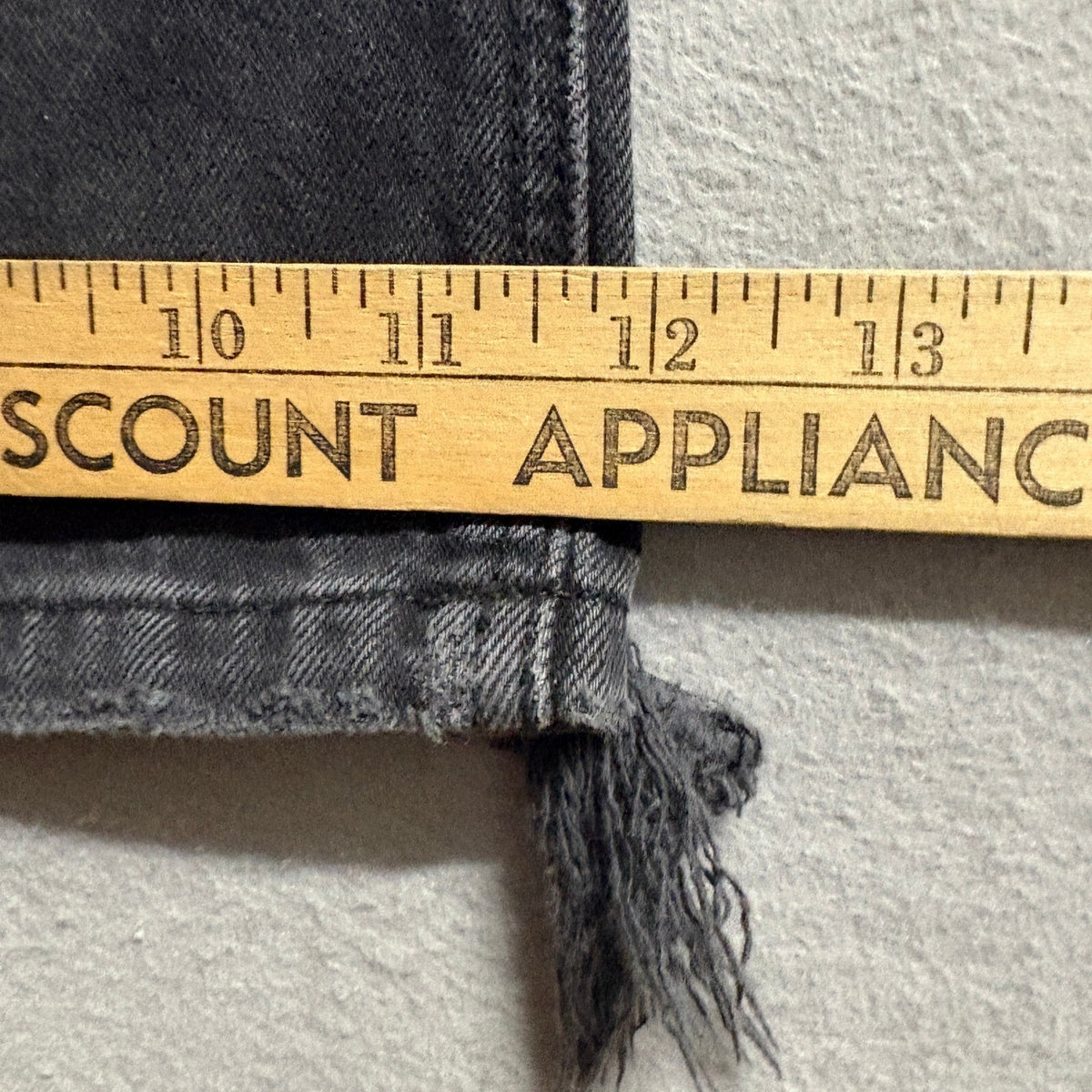 American Eagle Distressed Flare Jeans Womens 12 Long Black Comfort Stretch