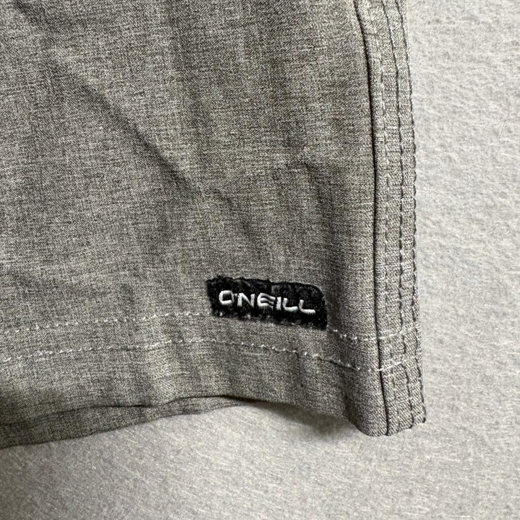 ONeill Hybrid Shorts Mens 32 Gray Boardshorts Walkshorts Stretch Swim Trunks