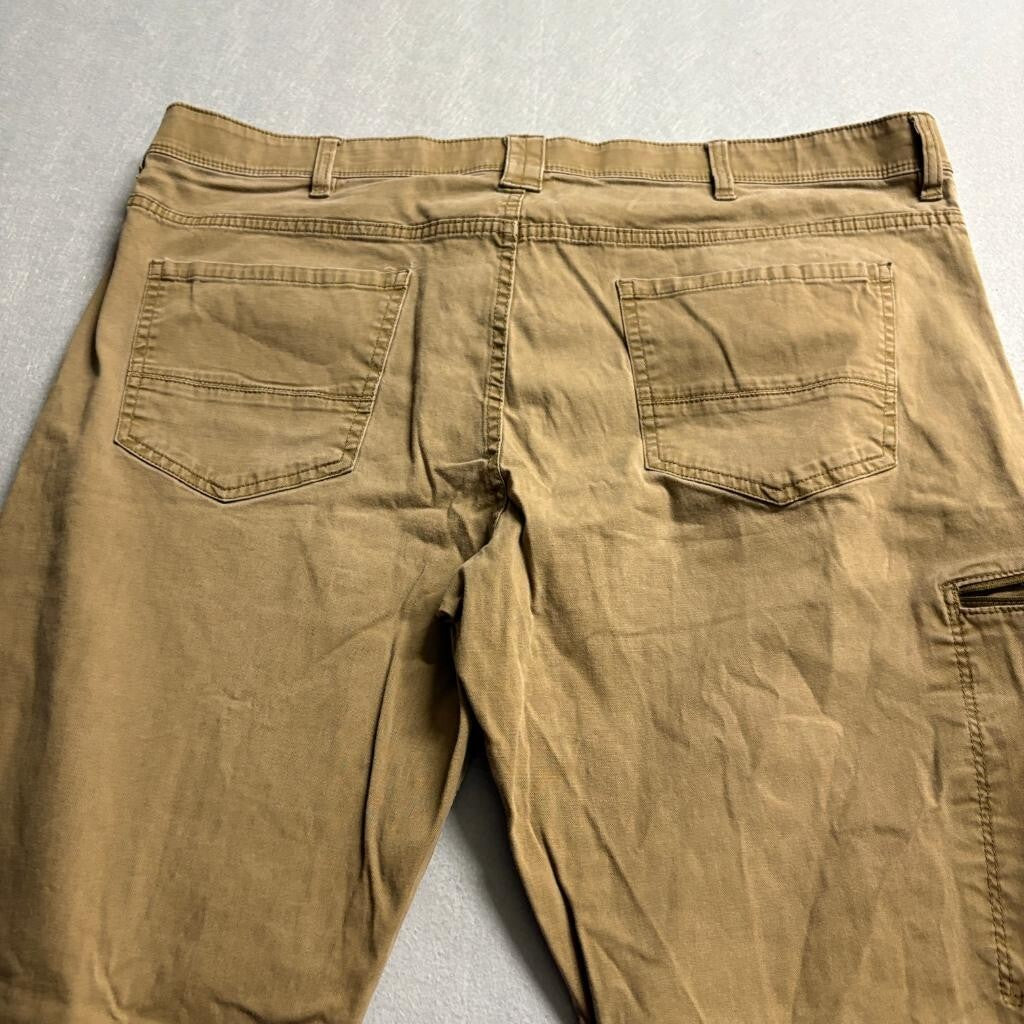 Weatherproof Vintage Mens Pants 40x32 Honey Brown Stretch Utility Canvas Cargo