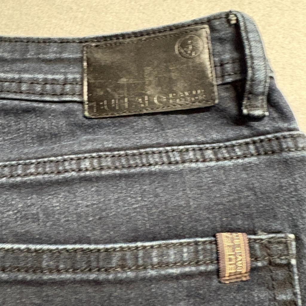 Buffalo David Bitton Jackson-X Jeans Mens 34x32 Straight Stretch Dark Wash Blue