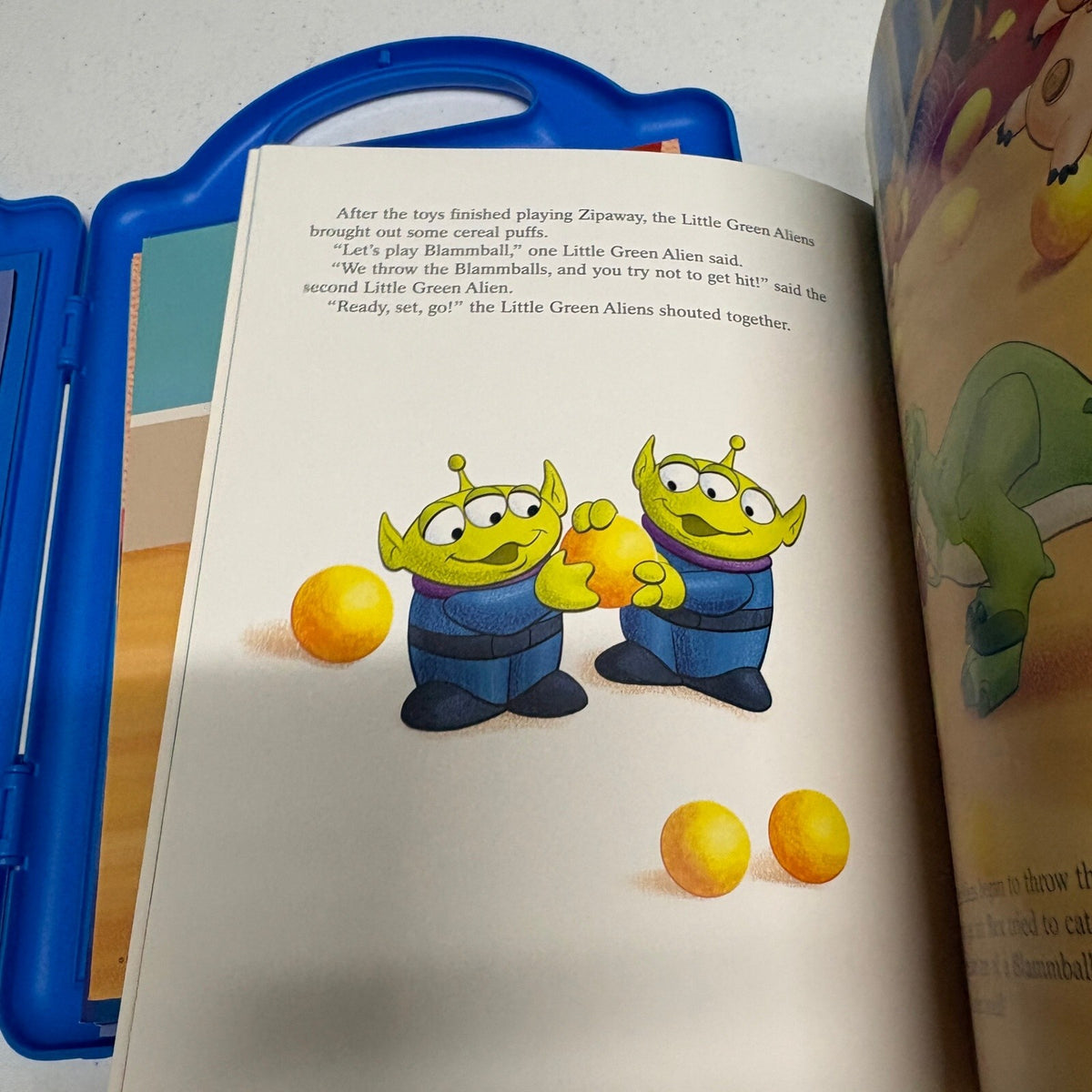 Disney Pixar Toy Story Book & Magnetic Play Set Field Day Carrying Case Complete
