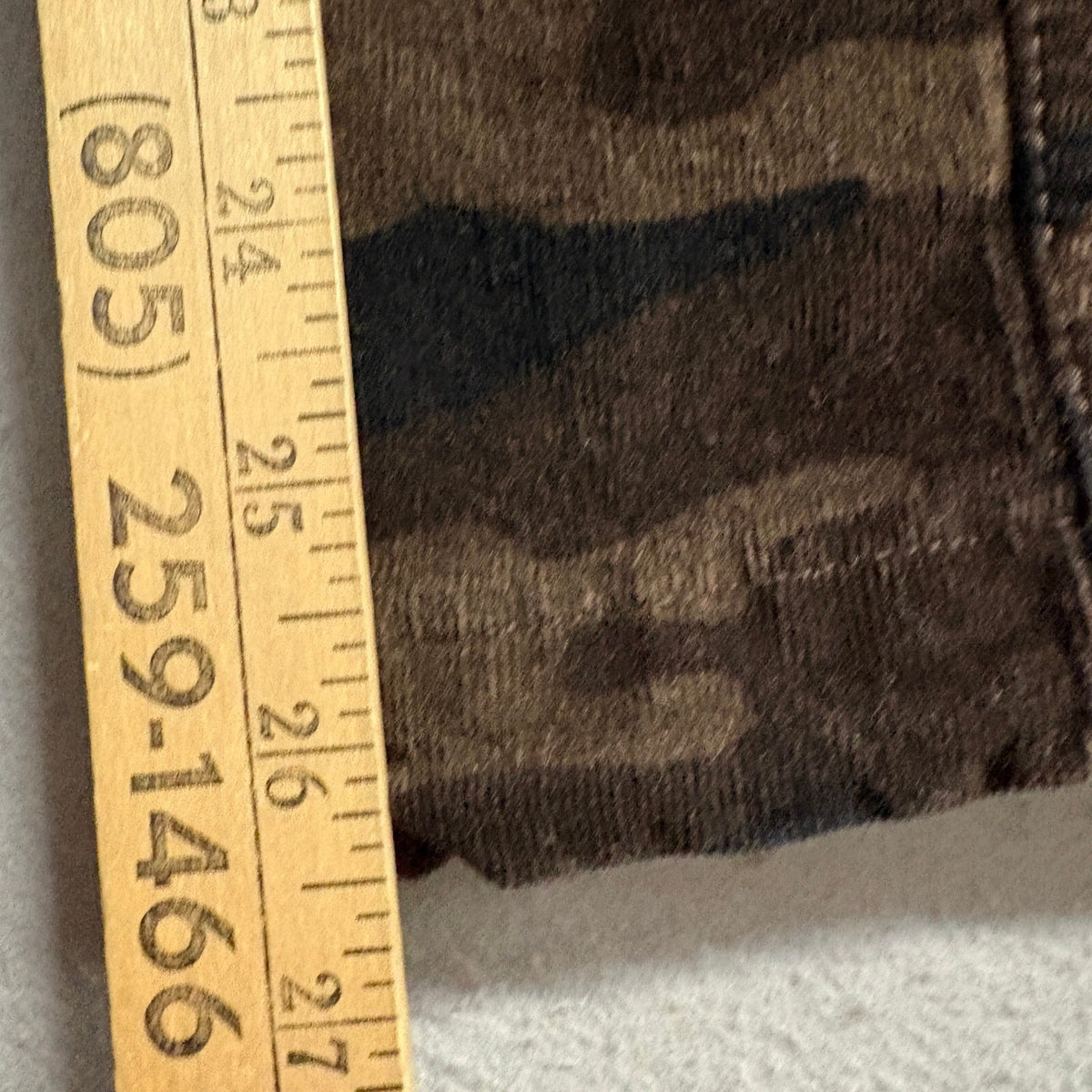 No Boundaries Corduroy Camo Cargo Pants Womens XXS Brown Camouflage Drawstring