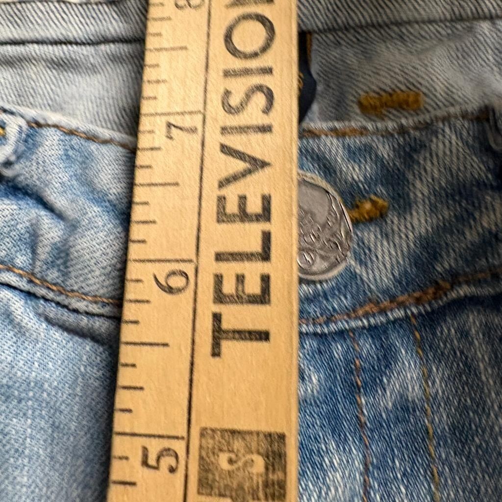 Behold Amber Flare Leg Jeans Juniors Size 5 Light Wash Denim Low Rise