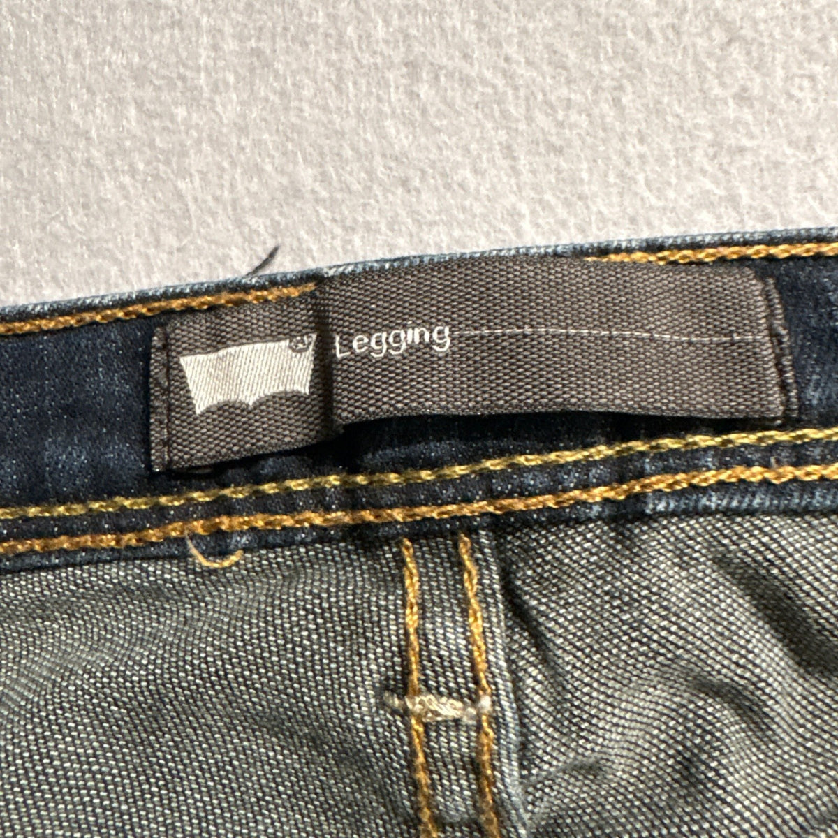 Levi's Womens Legging Jeans Dark Wash Denim Stretch Pants W31 Size 31x24