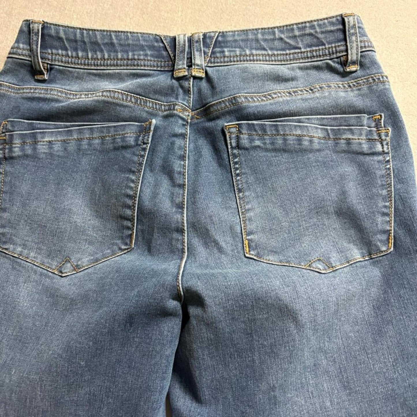 Democracy Ab Technology Skinny Jeans Womens Size 8 Blue Denim Stretch Slimming