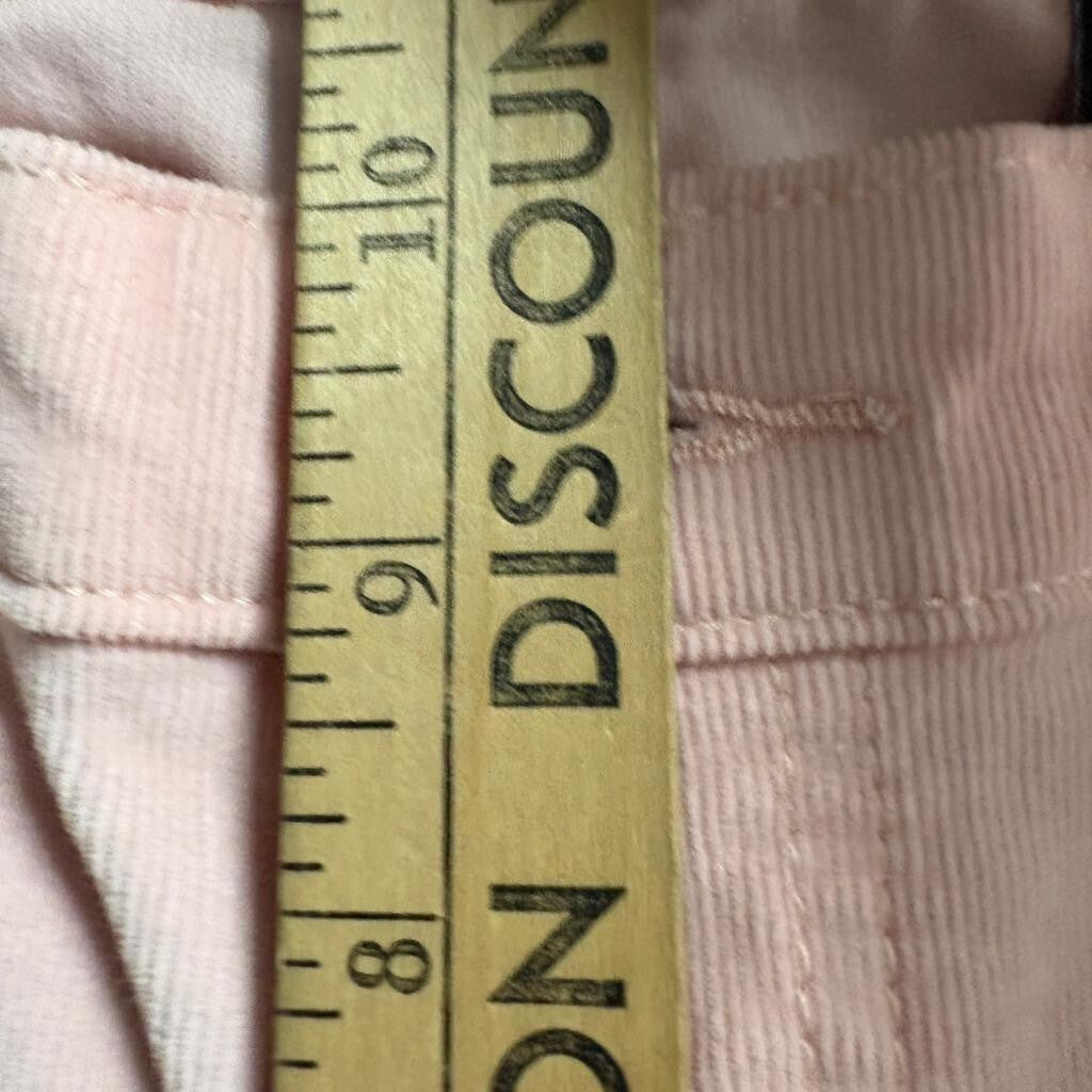 Joe Fresh Slim Corduroy Pants Womens 31 Pink Cotton Blend Stretch Jeans