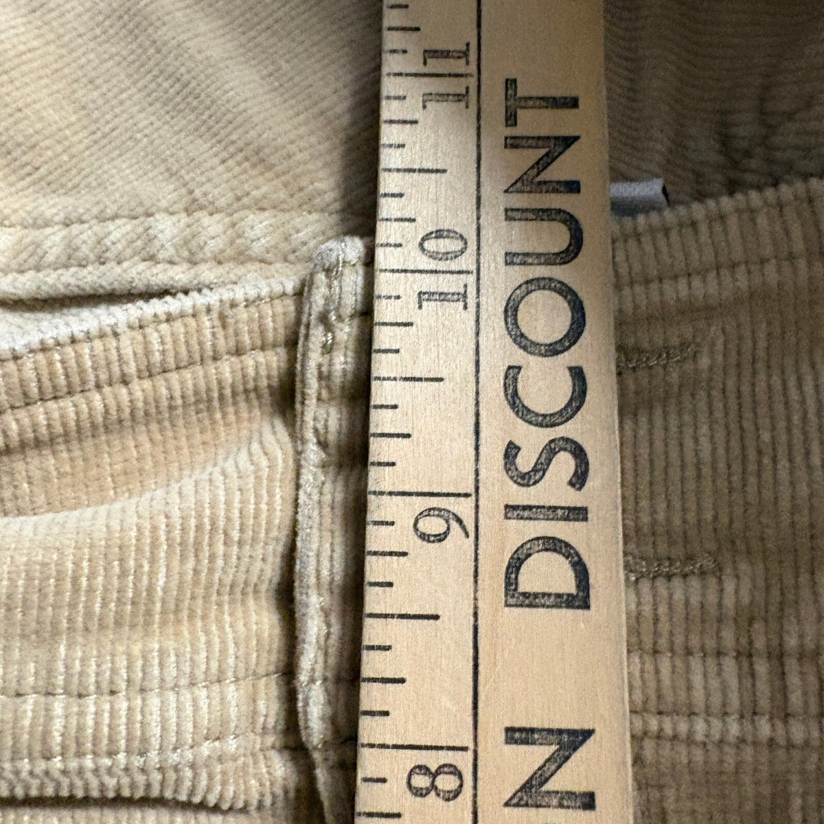 Venezia Corduroy Pants Womens 18 Average Tan Brown Stretch Bootcut Corduroy