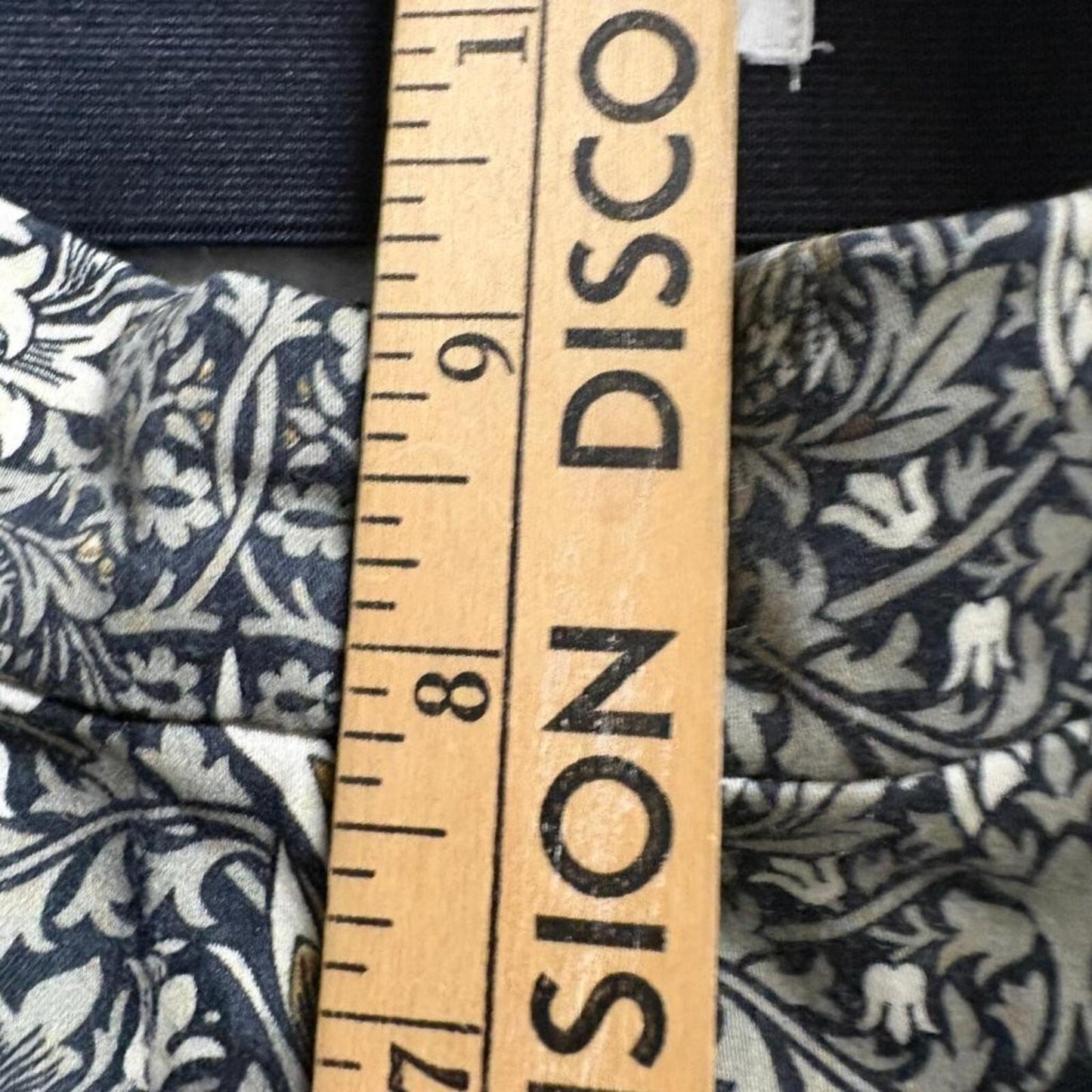 Morris & Co x HM Ankle Pants Womens 6P Floral Tapestry Print Cropped Trousers
