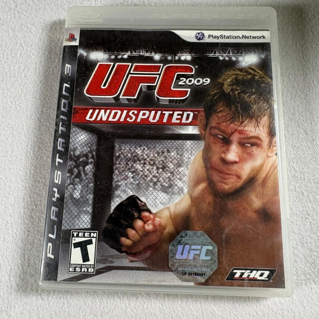 UFC 2009 Undisputed PS3 Sony PlayStation 3 Game Complete CIB Tested